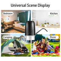 HiPiCok pompa do butelek na wodę 19 litrów dozownik do wody USB akumulatorowa elektryczna pompa wodna przenośne automatyczne poidełko butelka z pompką 6